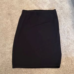 black midi skort, worn once, size S, great condition!